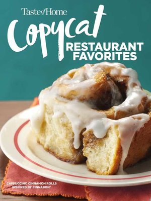 Taste of Home Copycat Restaurant Favorites - ebook